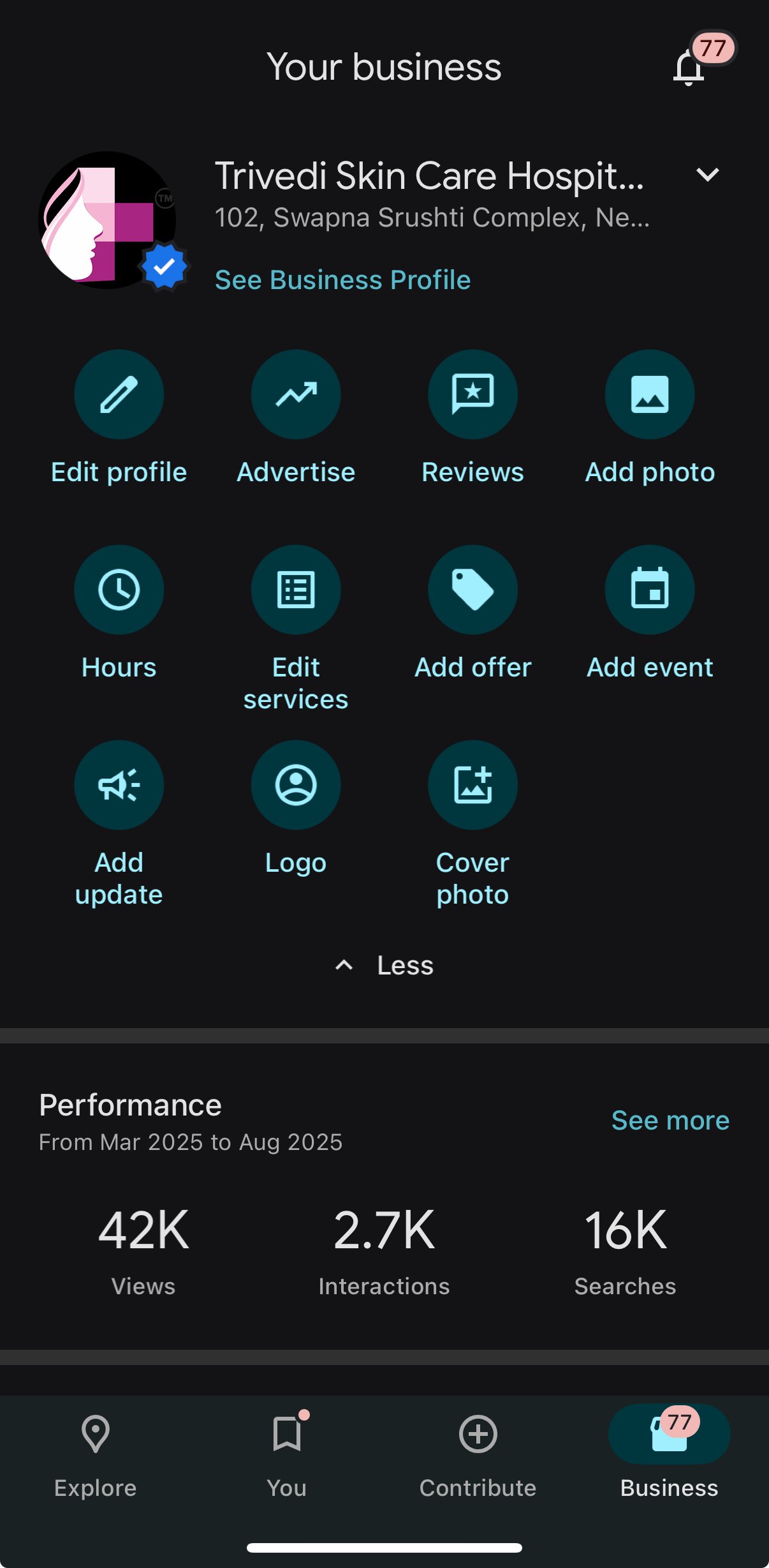 Google Ranking for Doctors & Clinics: Trivedi Skin Clinic Case Study in Surat